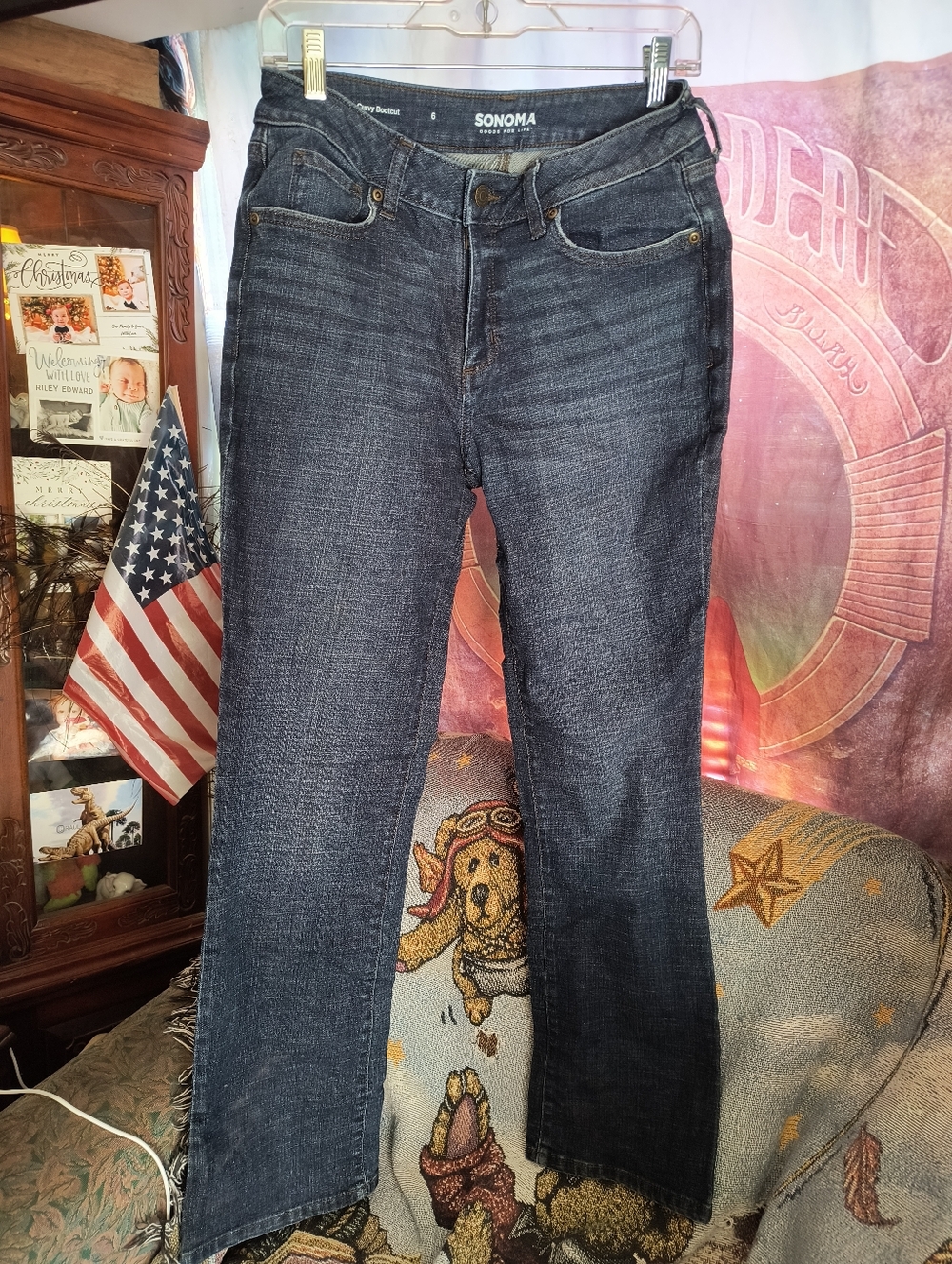 Women's Sonoma Medium Wash  Bootcut Jeans 6 Barely Worn